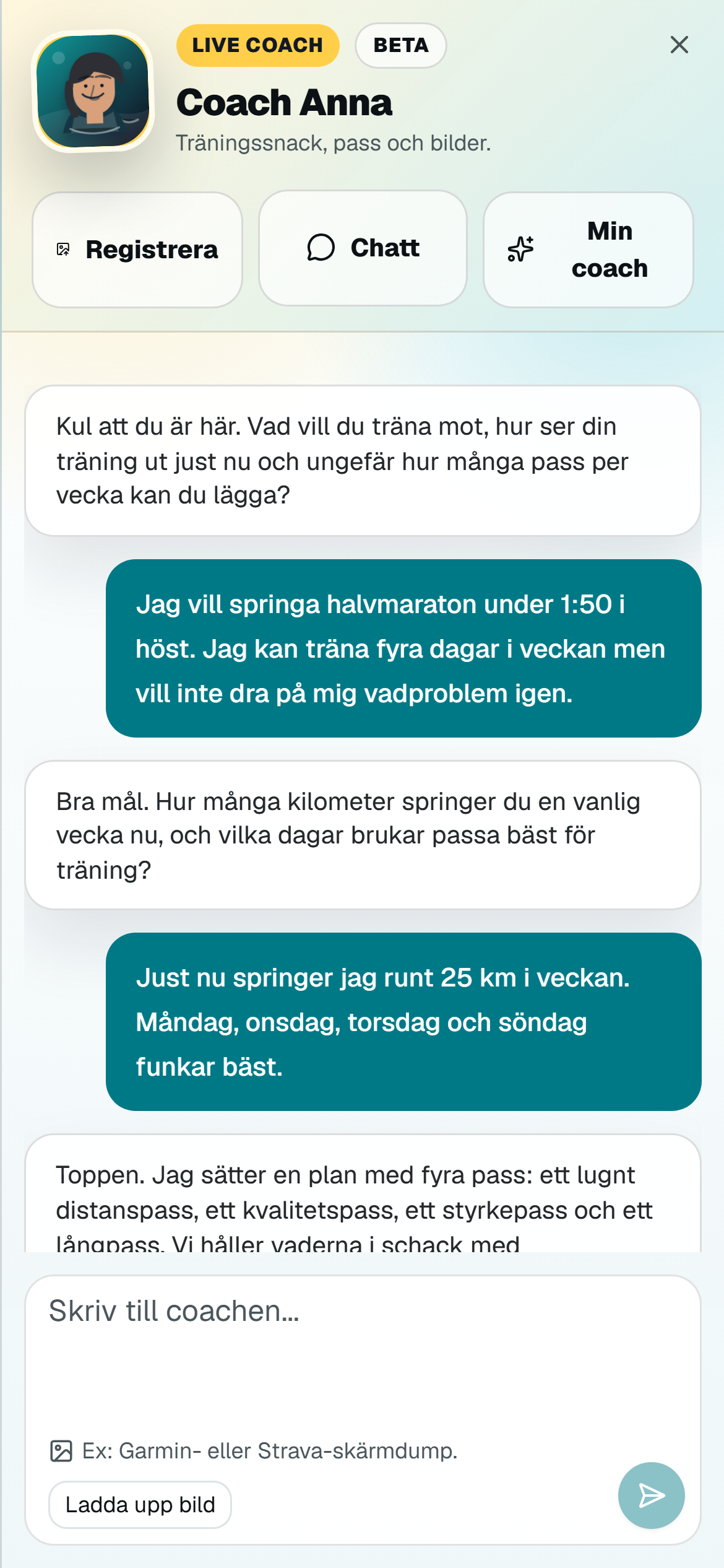 Börja med ett mål